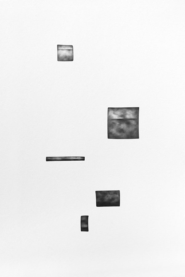 Open Drawing #147 / Graphite Pencil on Matboard / 60 x 90 cm