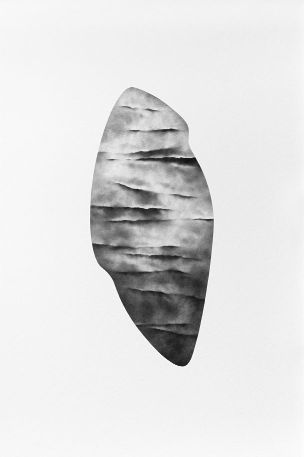 Open Drawing #123 / Graphite Pencil on Matboard / 91,2 x 60,8 cm