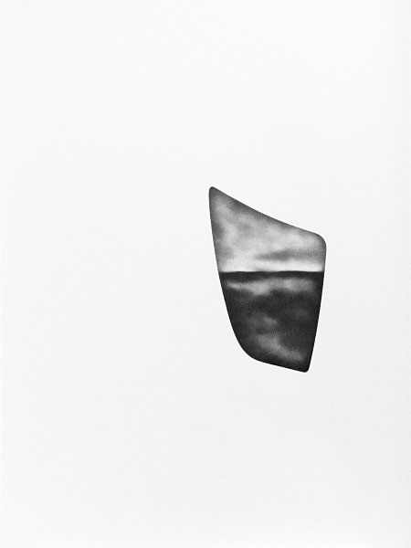 Open Drawing #132 / Graphite Pencil on Matboard / 45 x 60 cm