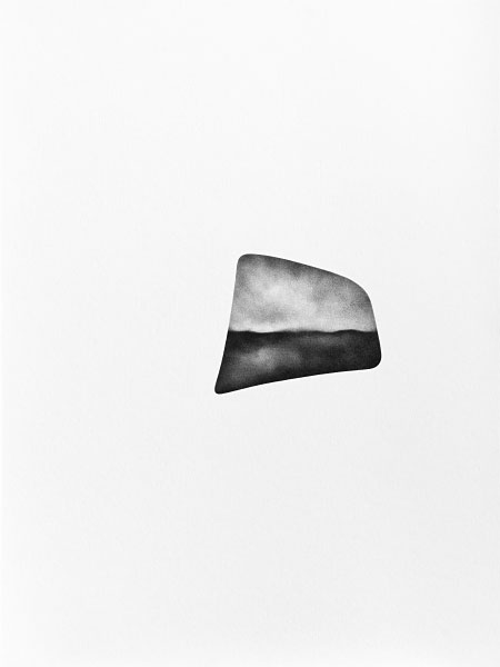 Open Drawing #135 / Graphite Pencil on Matboard / 45 x 60 cm