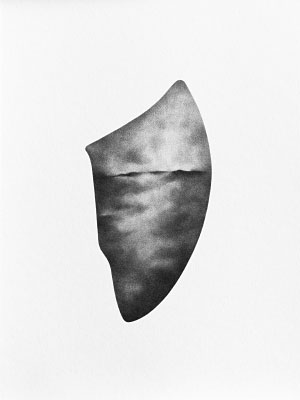 Open Drawing #122 / Graphite Pencil on Matboard / 30 x 40 cm