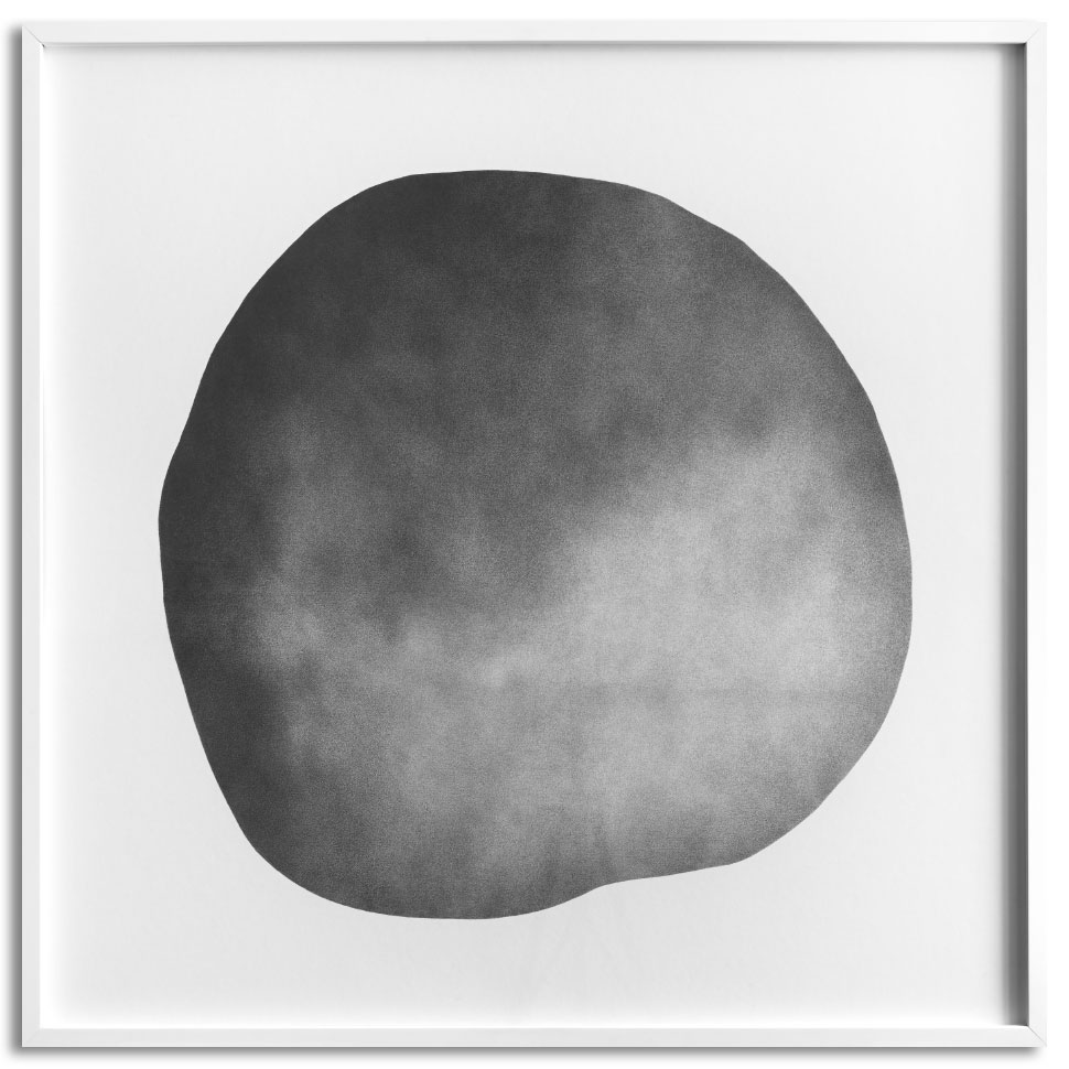 Open Drawing #104 / Graphite Pencil on Matboard / 90 x 90 cm