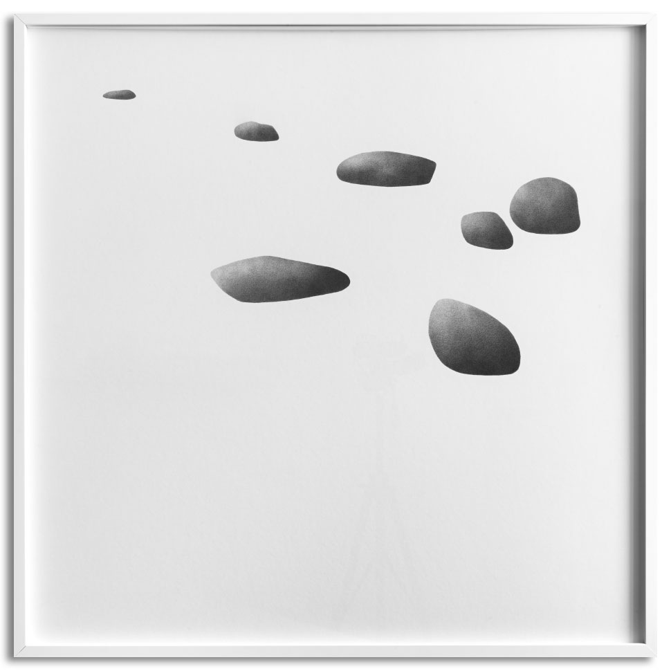 Open Drawing #103 / Graphite Pencil on Matboard / 90 x 90 cm