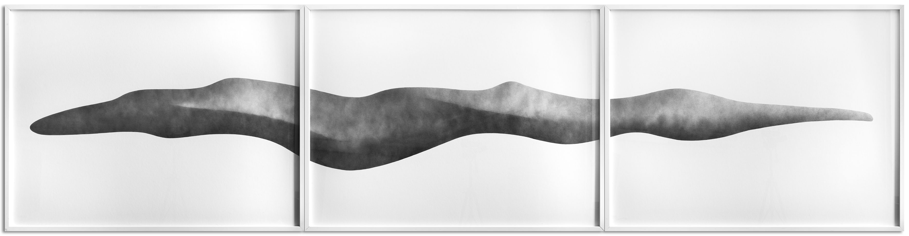 Open Drawing #097, #096, #095 / Graphite Pencil on Matboard / 120 x 90 cm