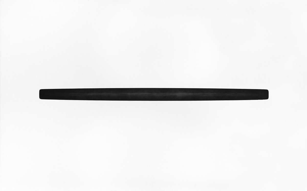 Open Drawing #189 / Pierre Noire Pencil on Matboard / 120 x 75 cm