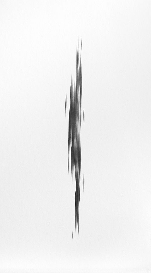 Open Drawing #211 / Graphite Pencil on Matboard / 50 x 90 cm