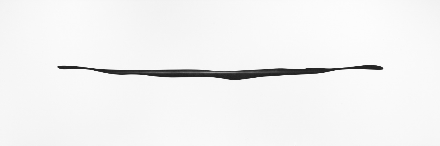 Open Drawing #227 / Pierre Noire Pencil on Matboard / 150 x 50 cm