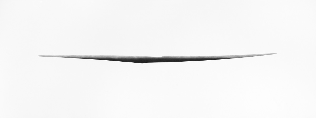 Open Drawing #215 / Pierre Noire Pencil on Matboard / 120 x 45 cm / IN STOCK at Galerie Stijl (www.galeriestijl.nl)